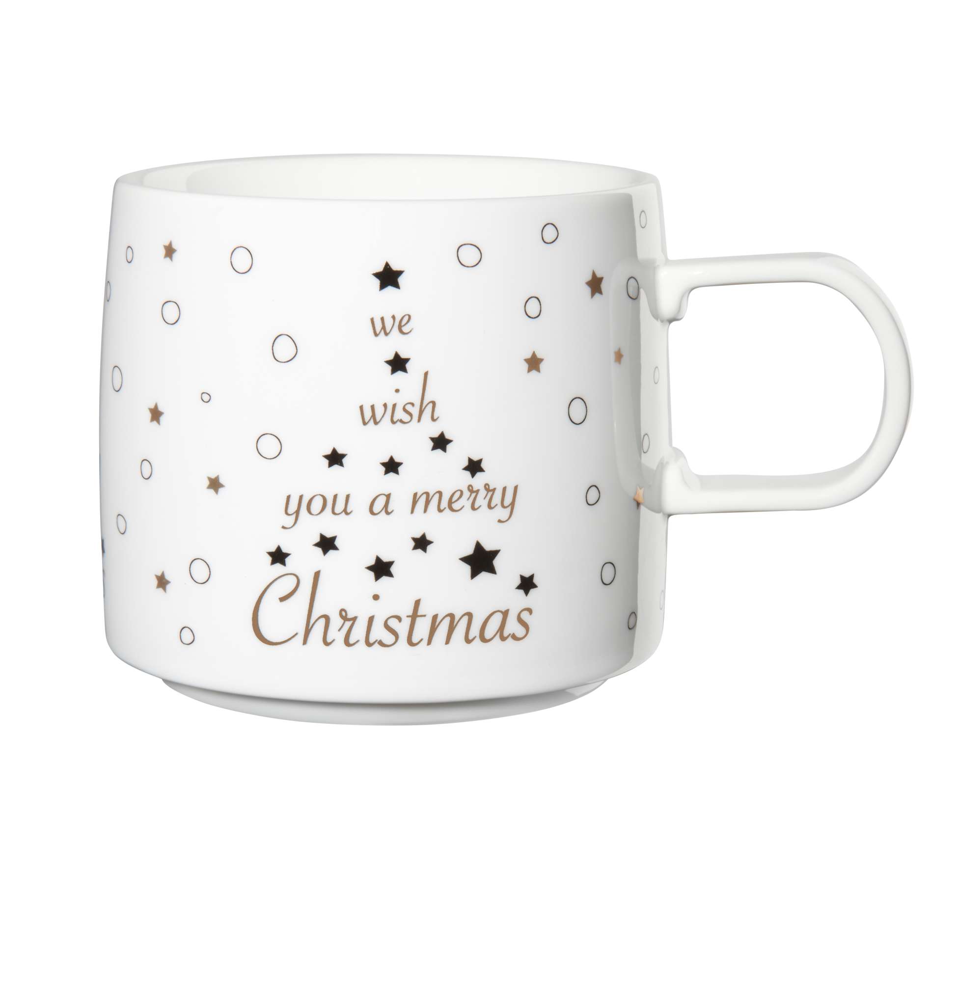 muga Henkelbecher ''Merry XMAS'' 0,35l Porzellan 