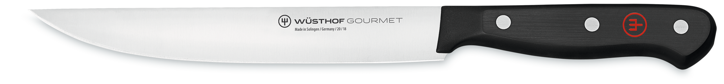 Küchenmesser 18cm Gourmet  Griff Kunststoff genietet  