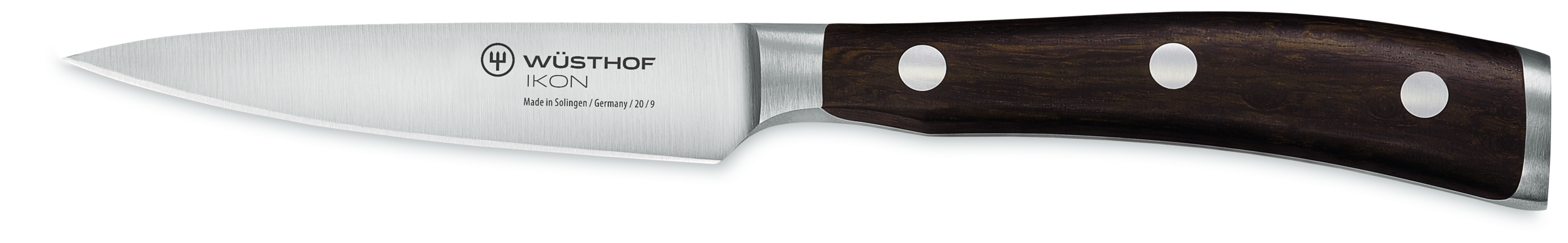 Spickmesser Ikon 4986/09 geschmiedetes Messer, Grenadill-Holz