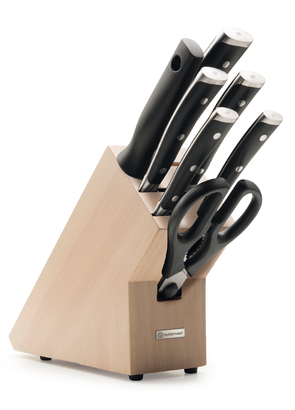 Block mit 7 Messern aus der Serie Classic Ikon Tournier,Gemüse,Brot, Schinken Kochmesser