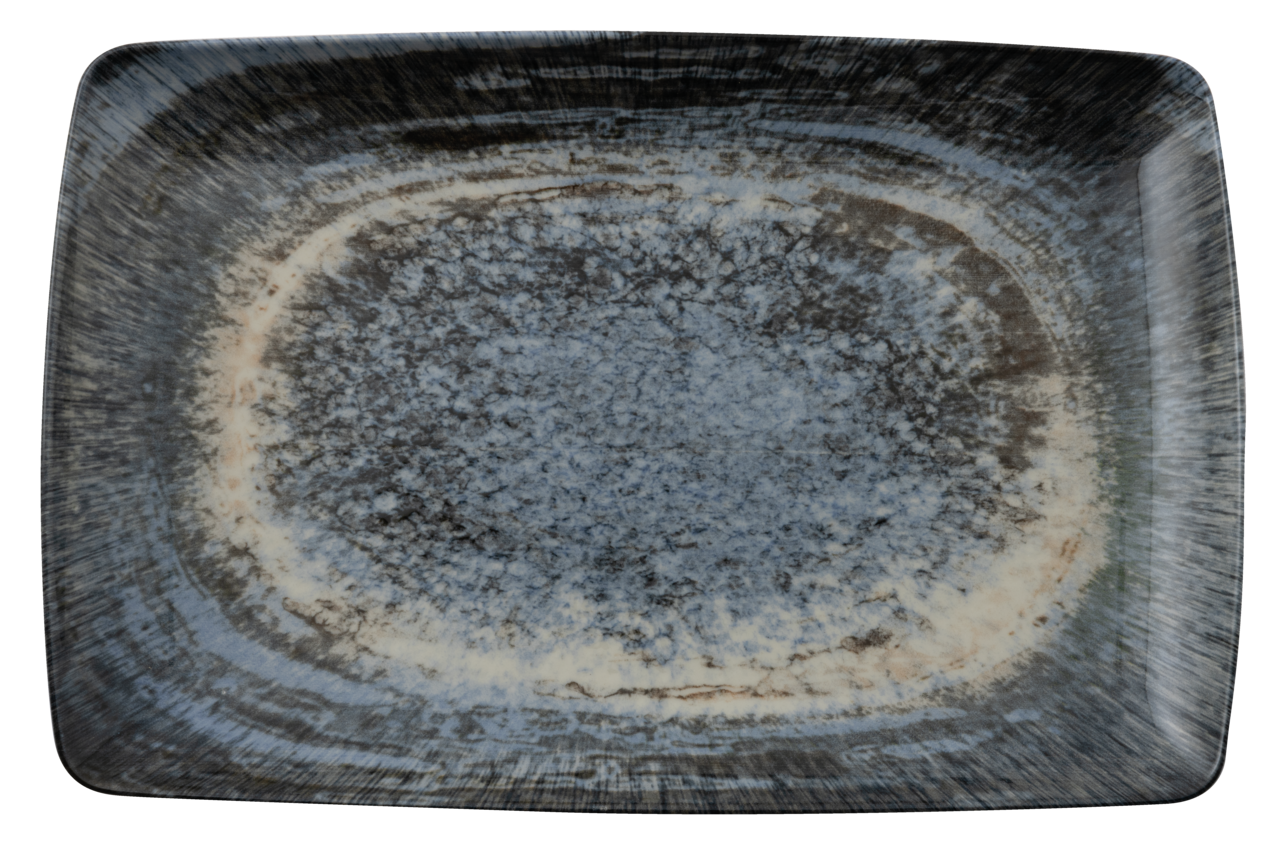 Platte rechteckig 35x22 cm, GALAXY NEPTUNE Arthur Krupp, Steinzeug 