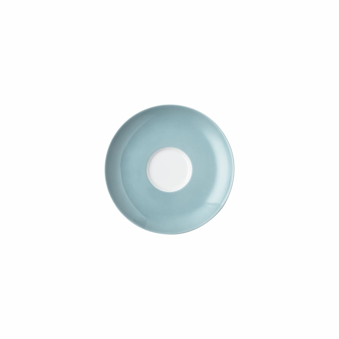 Kaffee-Untertasse Sunny Day Soft Blue Porzellan, spülmaschinenfest 