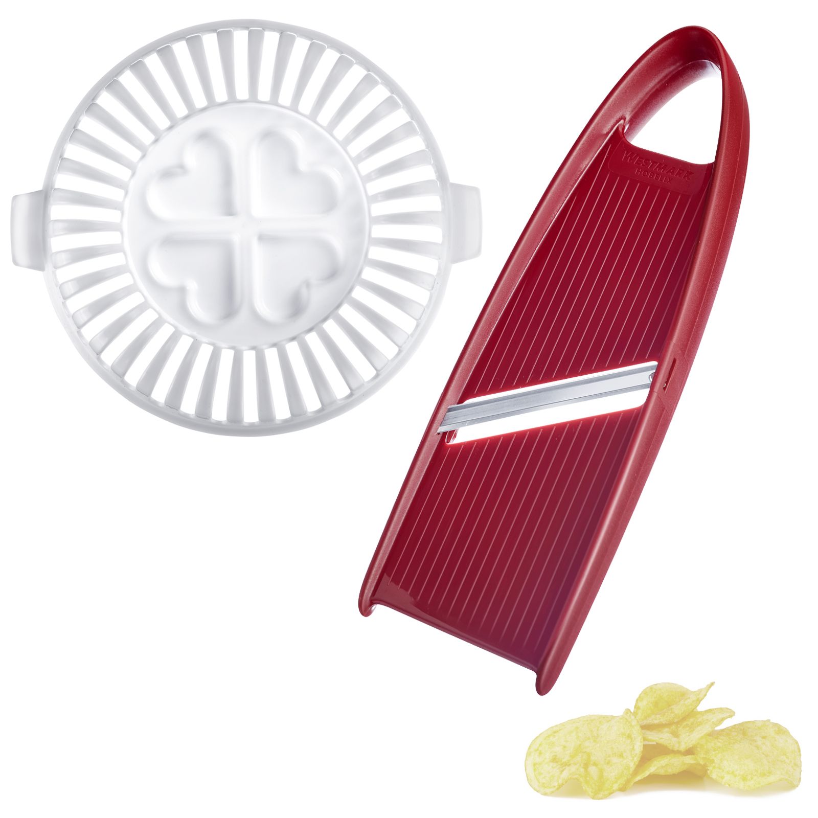 Set Chipsmaker »Crunchy«, 2tlg. 1 Chips-Maker-Tray für die Mikrowelle& Hobel 
