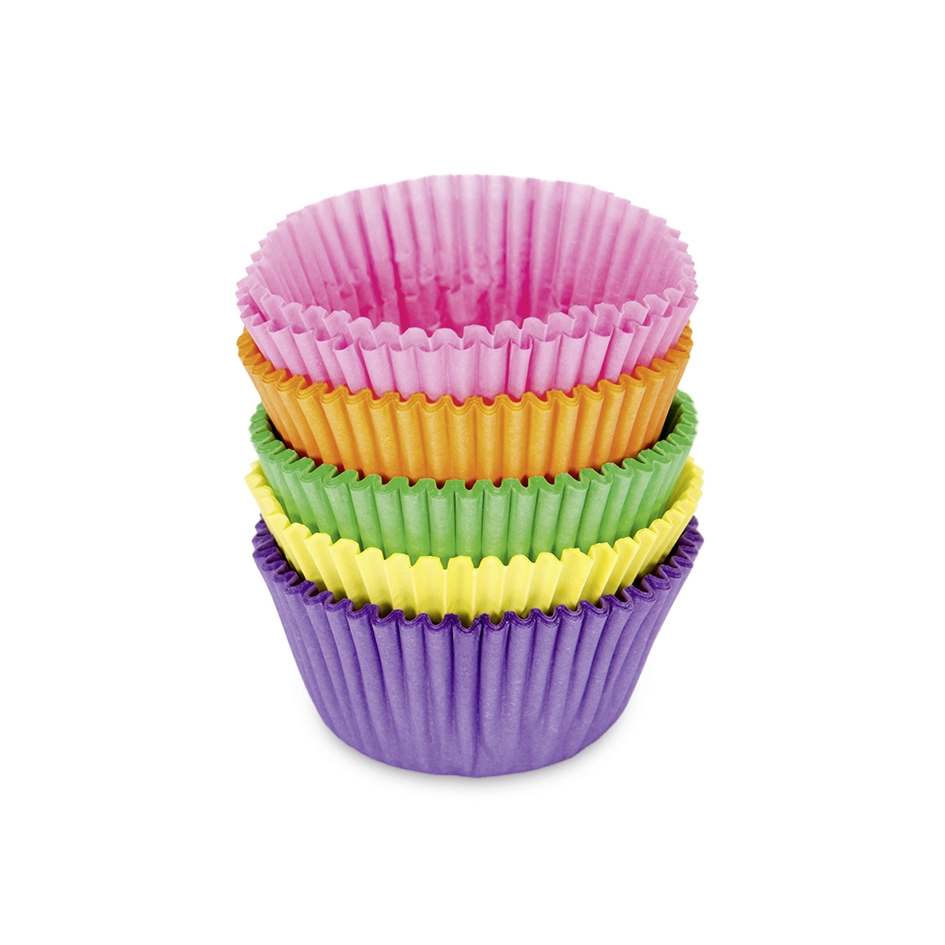Papier-Backförmchen Bunt 100 Stück Papier zum einmaligen Gebrauch