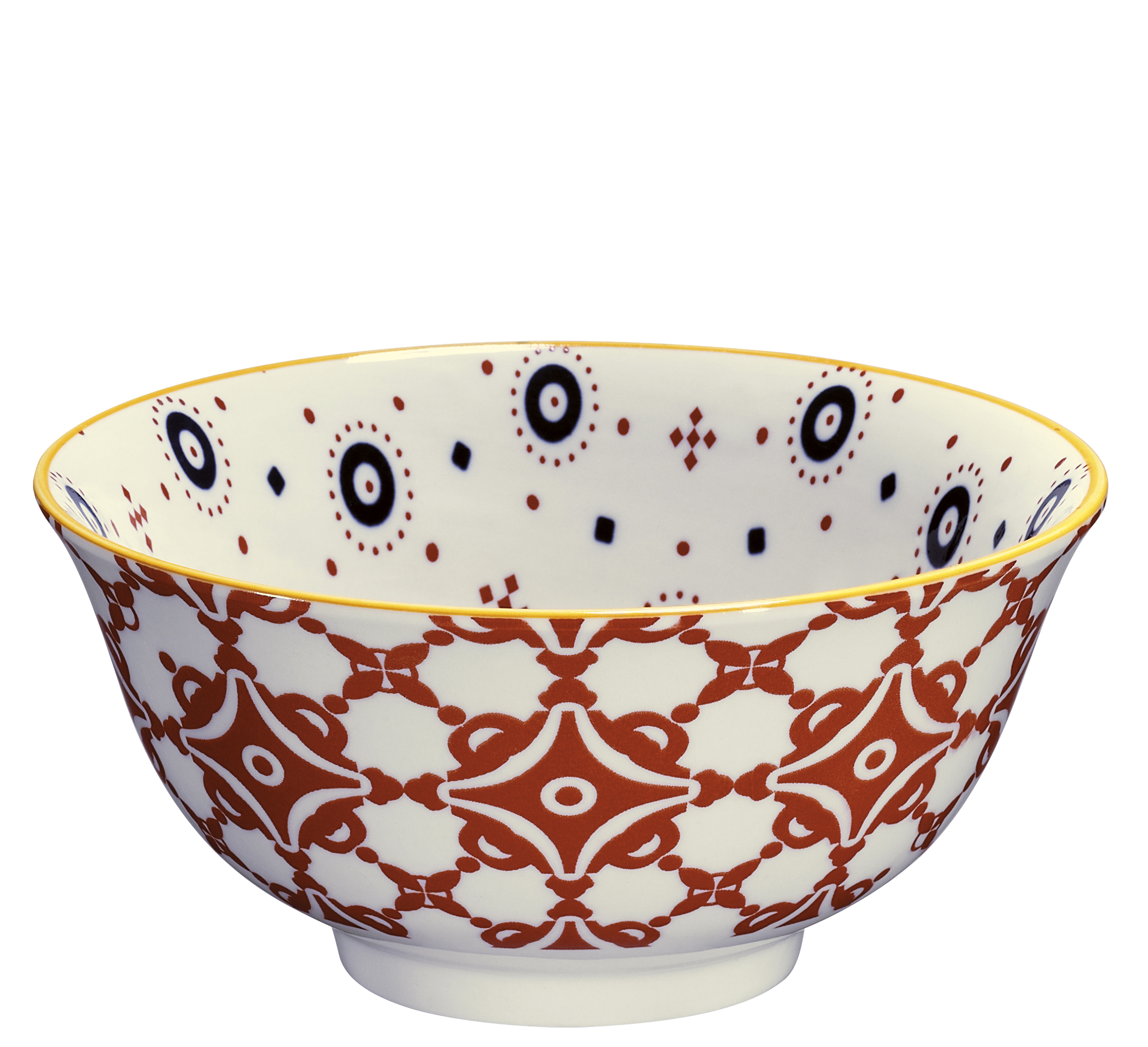 Bowl AMICI Kacheln 15,5 cm Porzellan, spülmaschinen- und 
