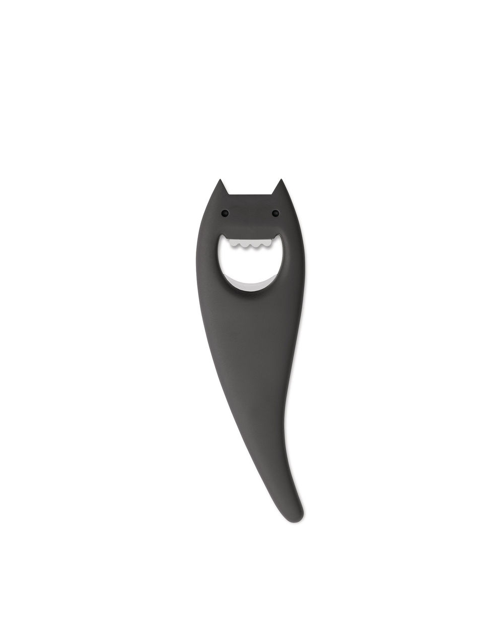 Alessi Flaschenöffner Diabolix black Flaschenöffner aus thermoplastischem Harz, anthraz