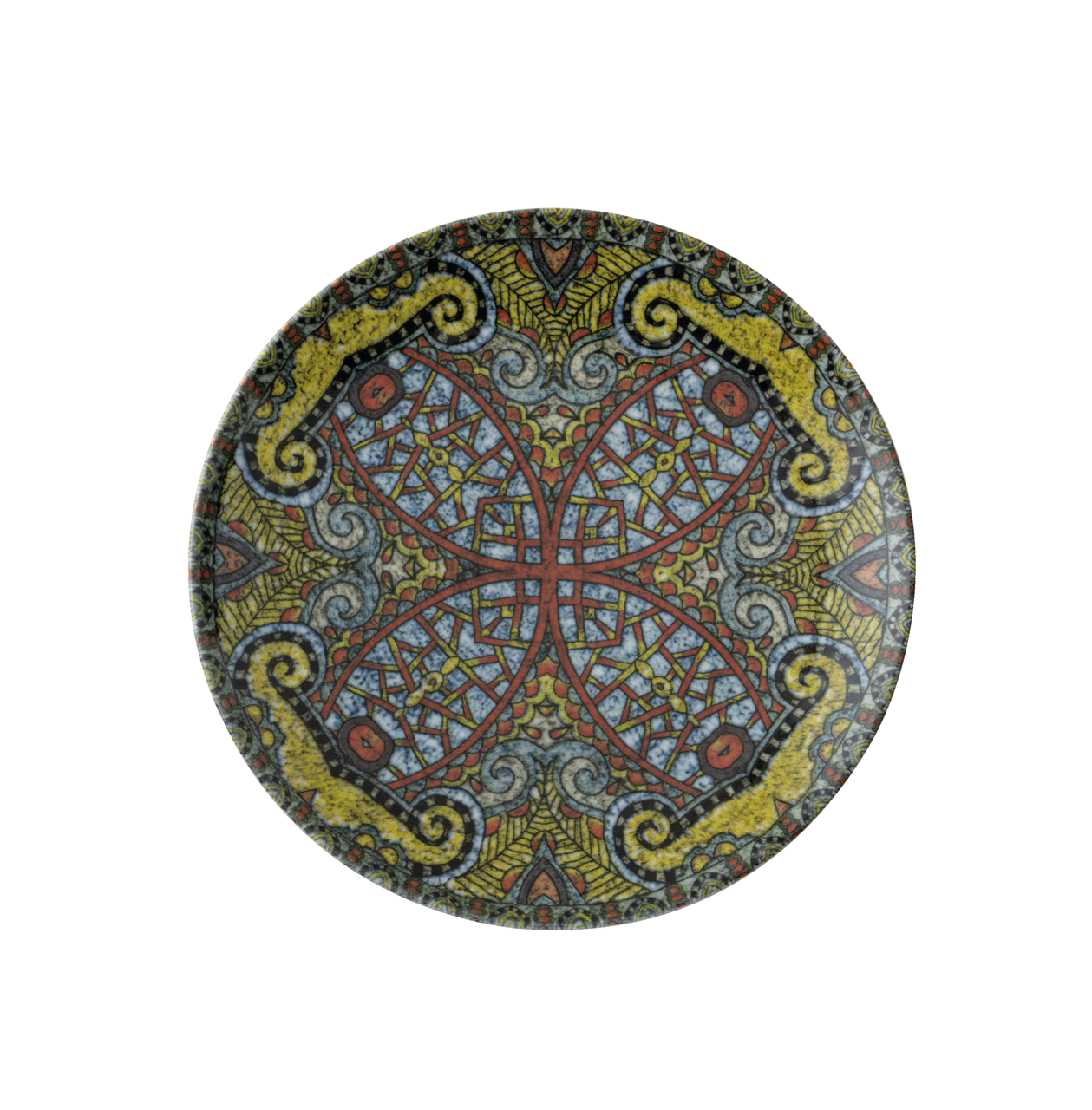 Teller flach 20cm MANDALA A Arthur Krupp, Porzellan