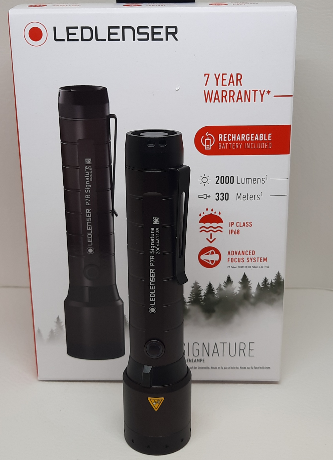 LedLenser P7R Signature Taschenlampe Akku 2000 Lumen, 330 mtr., usk Kabel,Wasserfest