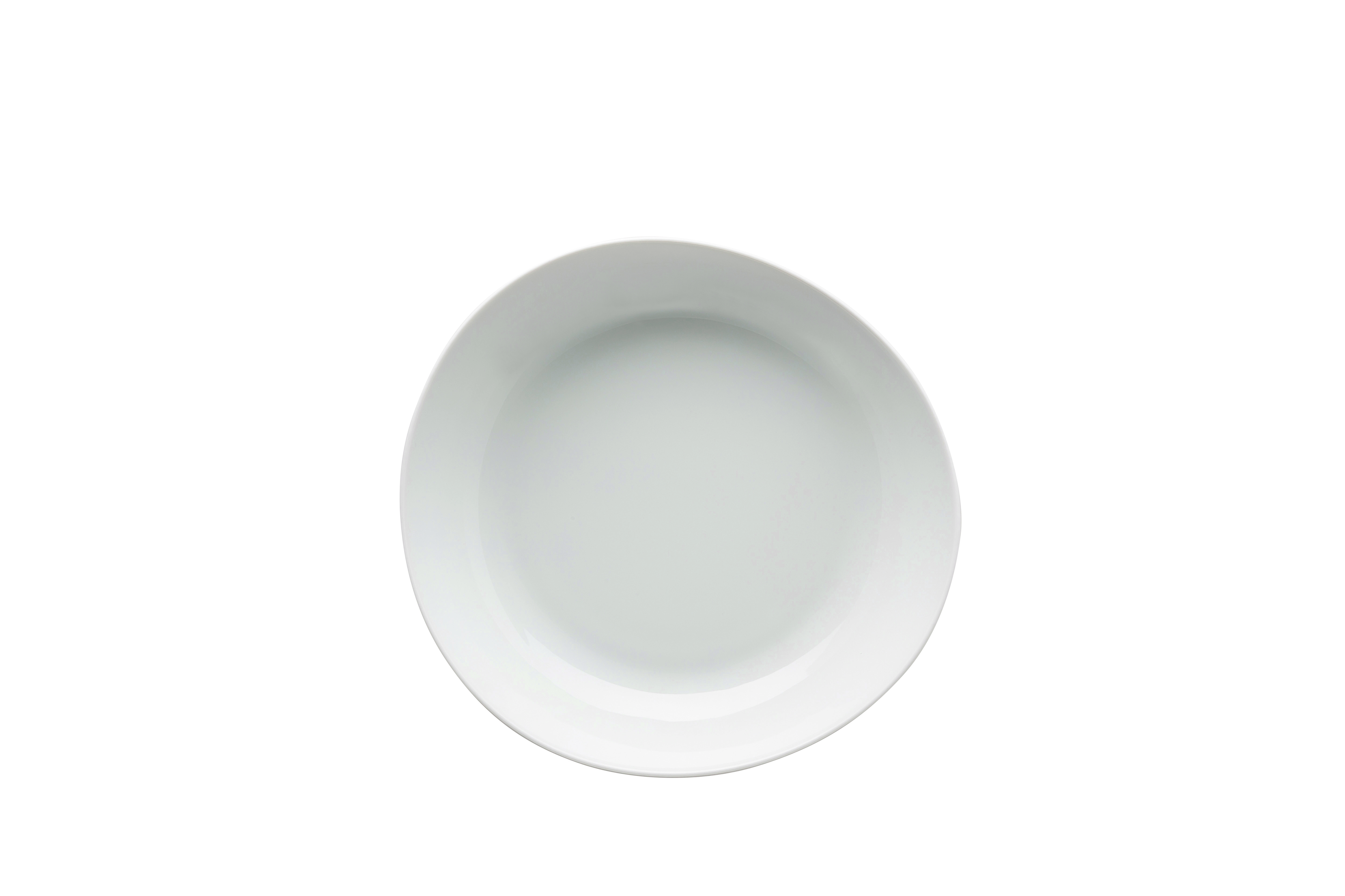 Junto Weiß Teller tief 22 cm (Relief nur außen)
