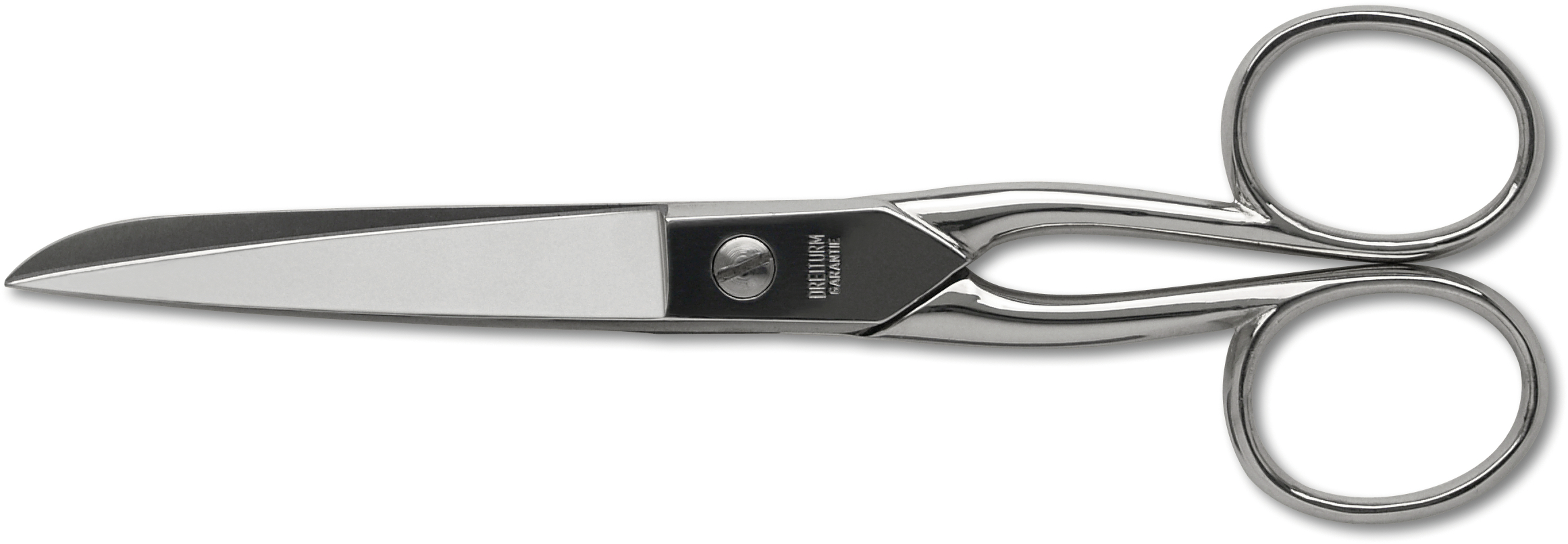 Haushaltsschere 6 Zoll 15,5cm auch Stick-/Nähschere, vernickelt