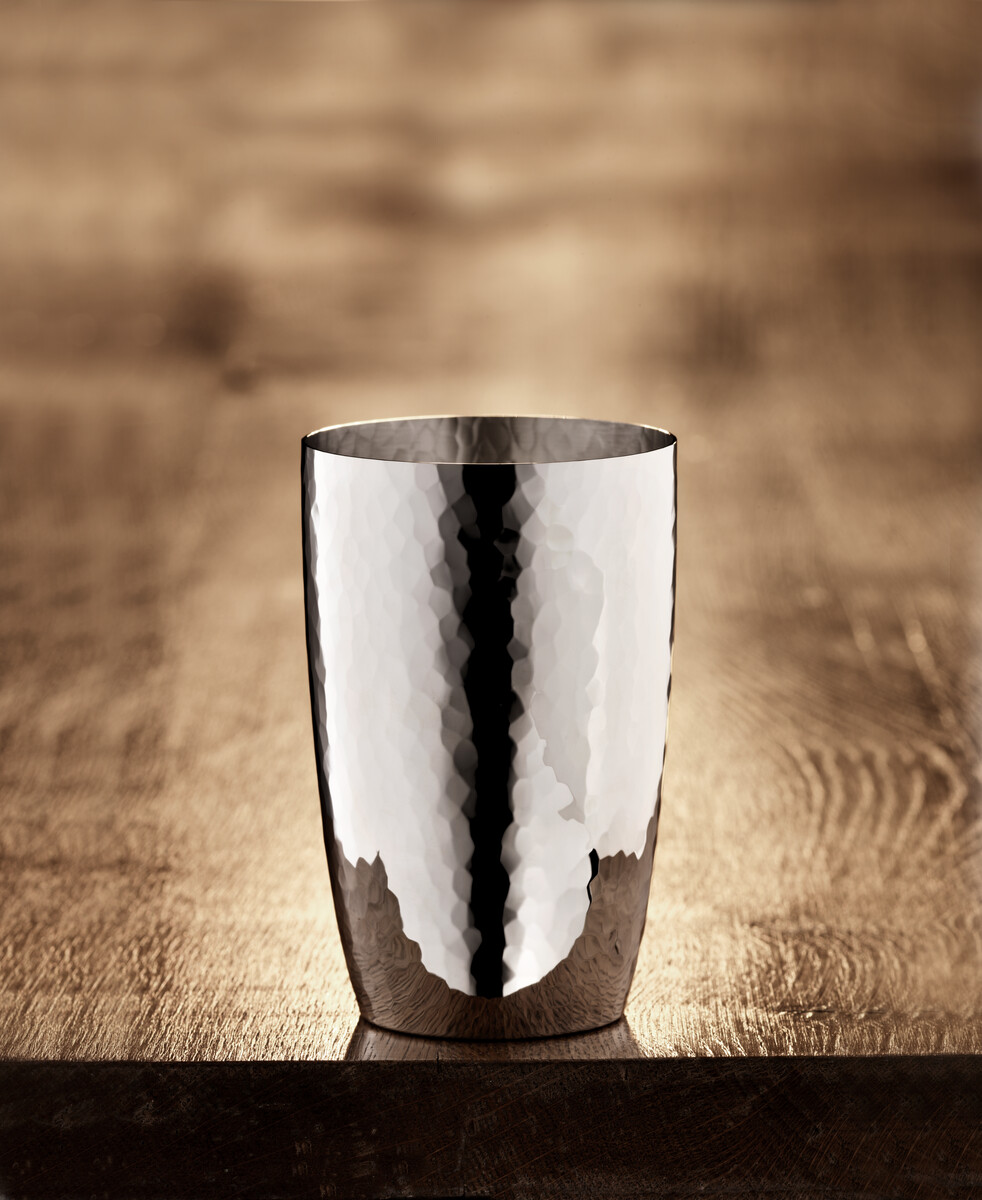 Bier-Longdrinkbecher Martele 90 versilbert