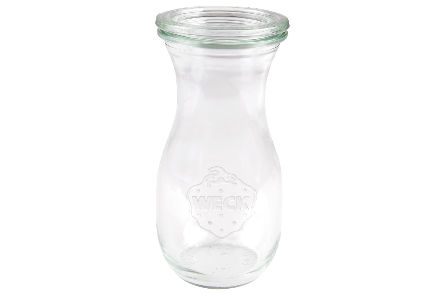 WECK-Saftflasche Einkochwelt 250ml ohne Ring und ohne Klammer 