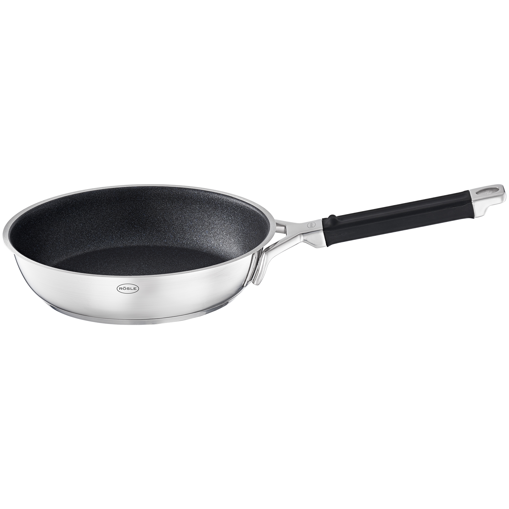 Bratpfanne Ø 24 cm SILENCE PRO Edelstahl, ProResis Elektro, Keramik, Gas und Induktion