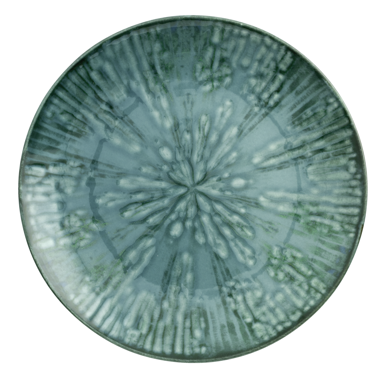 Teller flach 20cm, FUSION BLUE Arthur Krupp, Porzellan 