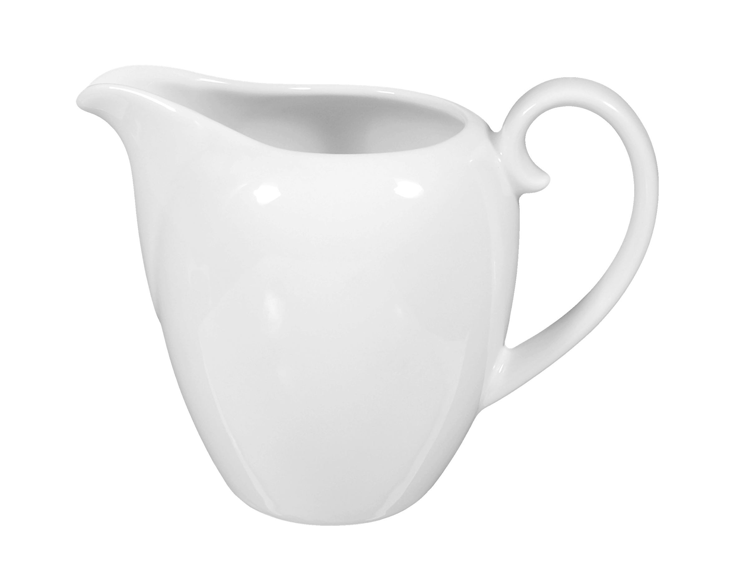 Rondo / Liane Milchkännchen 6 Personen weiß 0,19l Schlichte Eleganz und fein weißes Porzellan 