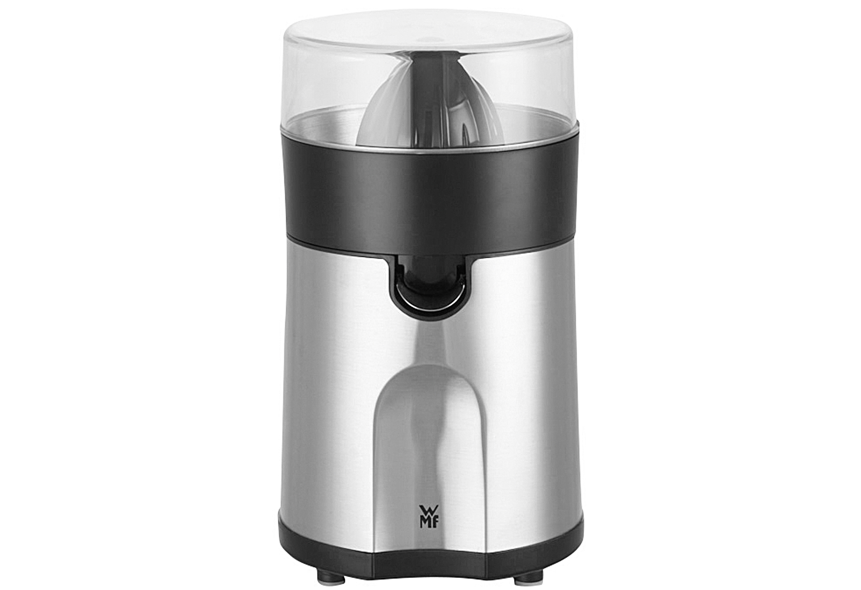 WMF Zitruspresse Stelio 0416030012  Saftauslauf direkt ins Glas, 2 Presskegel für  