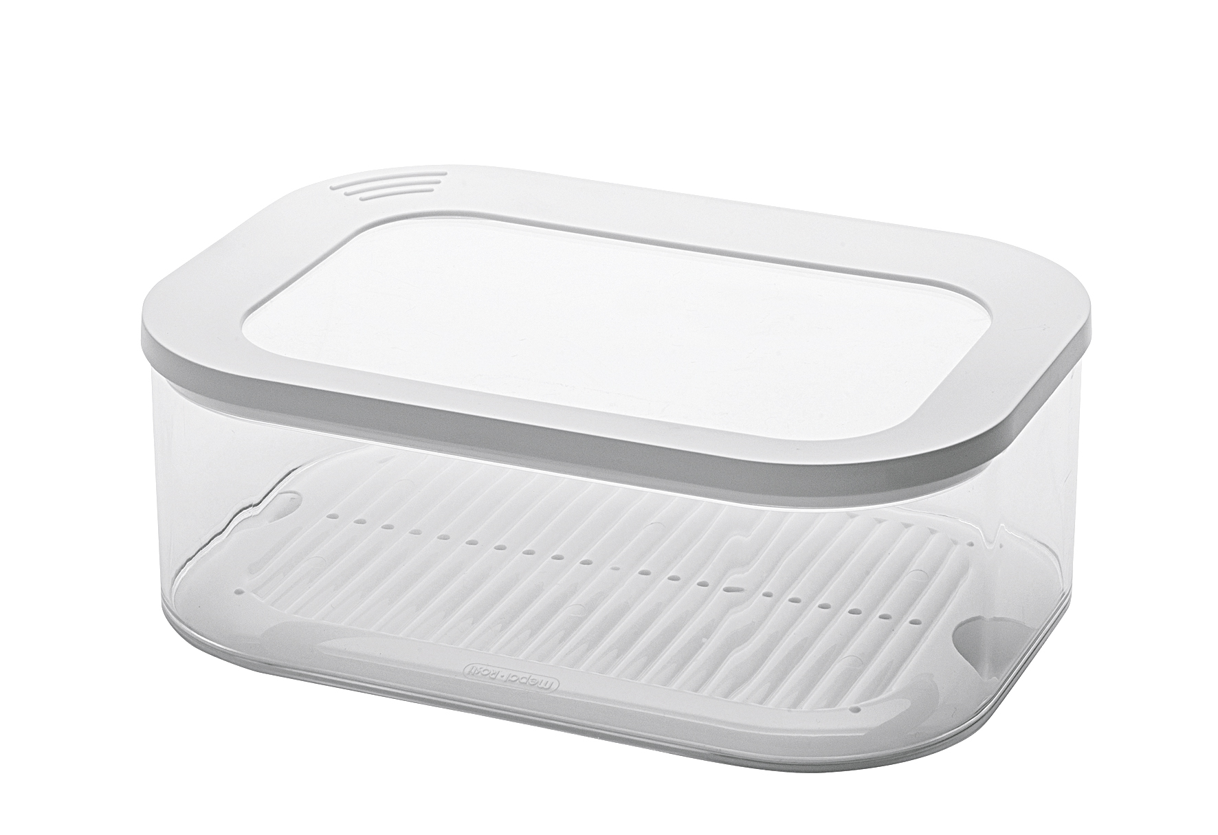 Vorratsdose Modula Käse 2000 ml 22,4x16x8,6cm Transparent (Sicht auf Inhalt und Menge)