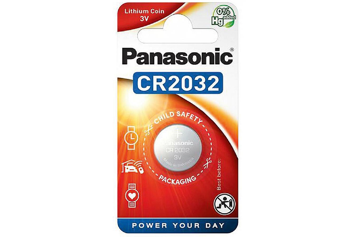 Knopfzelle CR2032 Lithium Karte