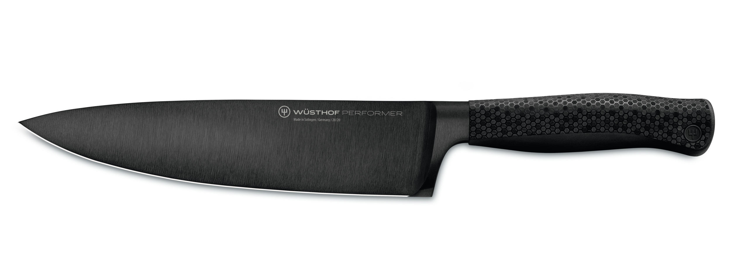 Kochmesser 20 cm Performer Spezialkunststoff , geschmiedete K>linge 