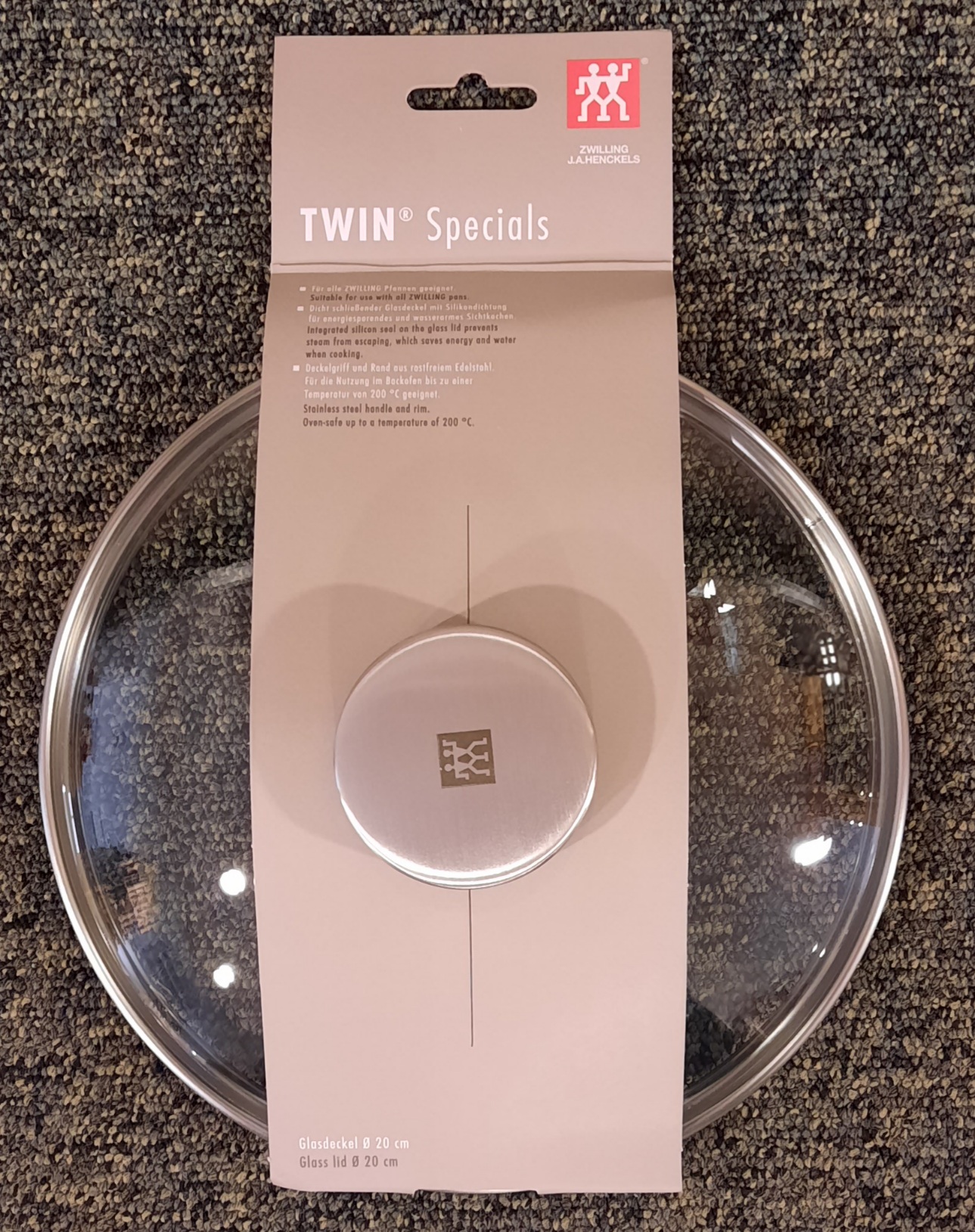 Glas Deckel 20 für Pfannen oder Töpfe