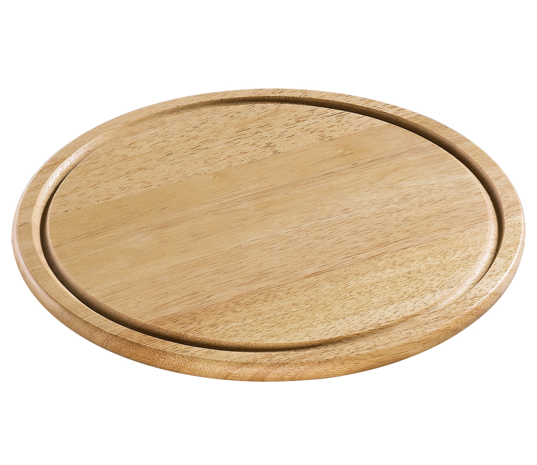 Käse-/Steakplatte Gummibaum 30cm schnittfest,langlebig mit Saftrand,ideal für Steak