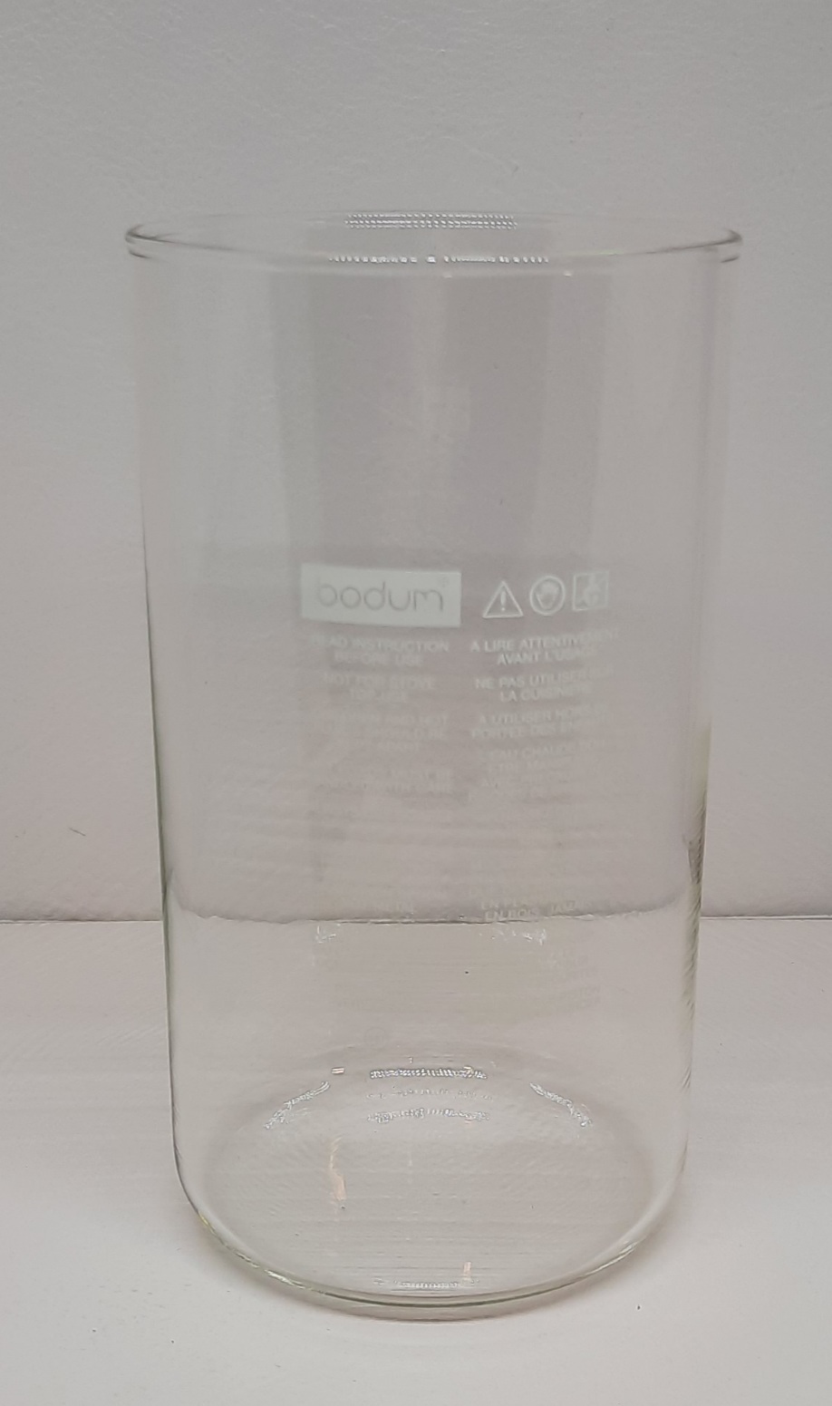 Ersatzglas ohne Ausguss 8 Tassen, 1 Liter für Kaffeebereiter