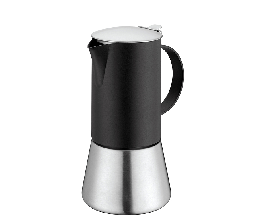 Espressokocher AIDA DUE 6Tassen Mit induktionsgeeignetem Boden Ø 9 cm