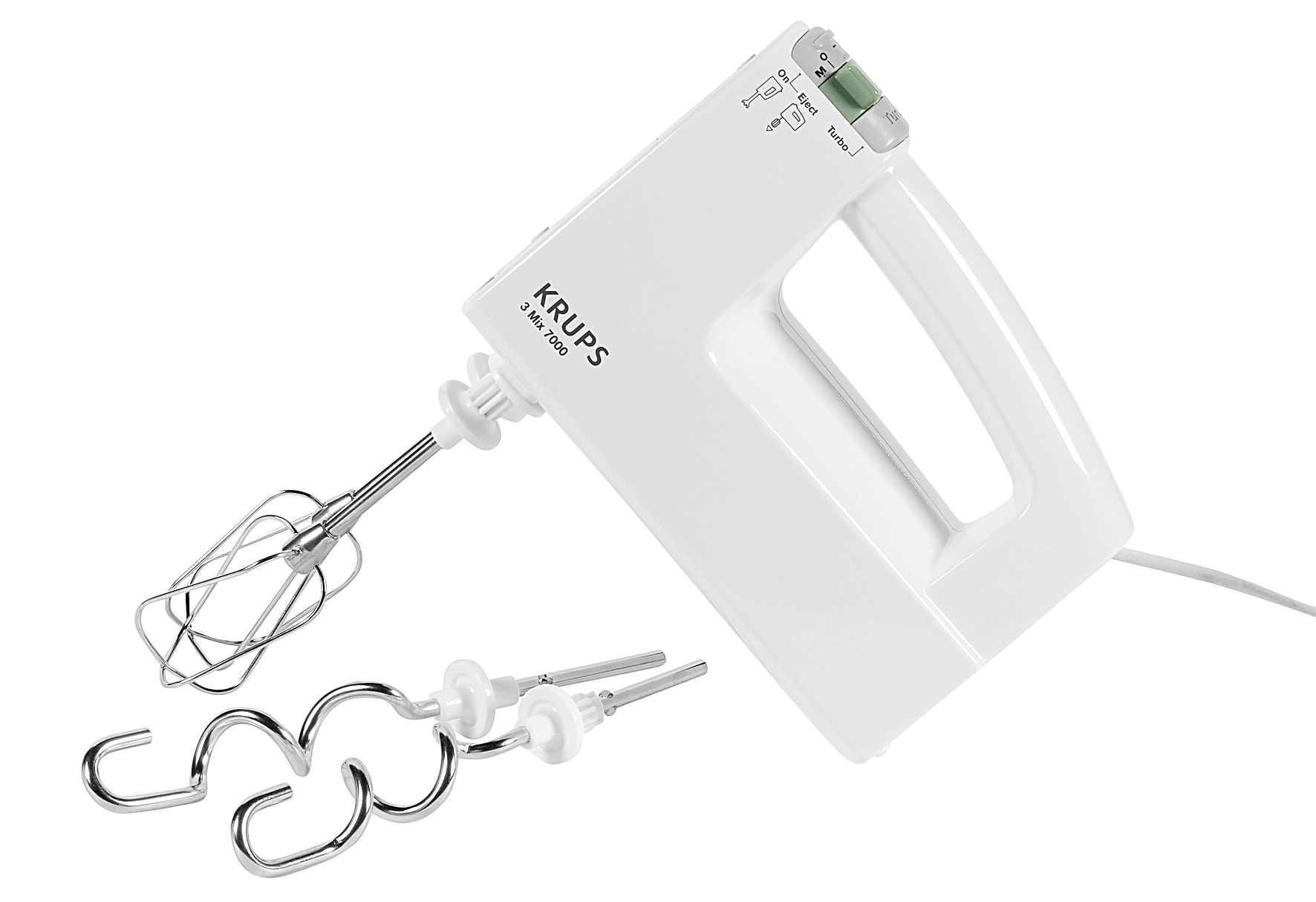 Krups Handmixer 3 Mix 7000  Soft Speed Control, Auto Power Control,Turbo-Taste 