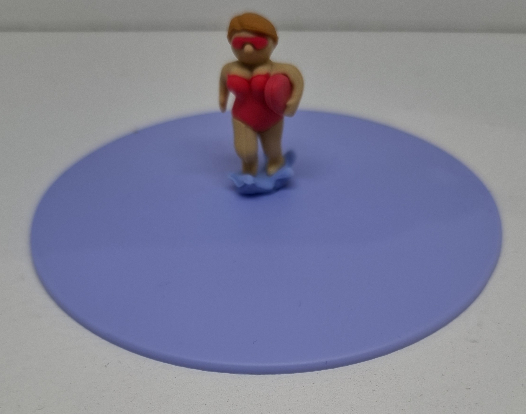 Mein Deckel Silikon Abdeckung Glas Strandwache Linda Lifesaver