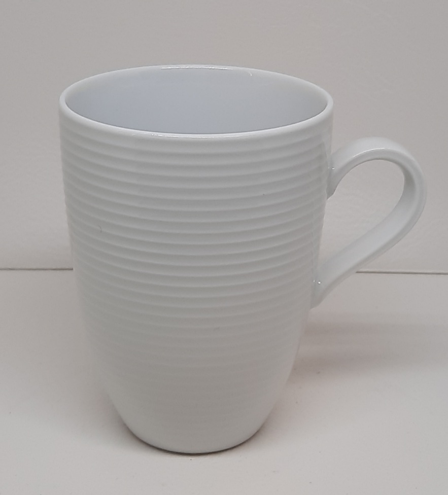 Henkelbecher BEAT weiß 0,35l Porzellan