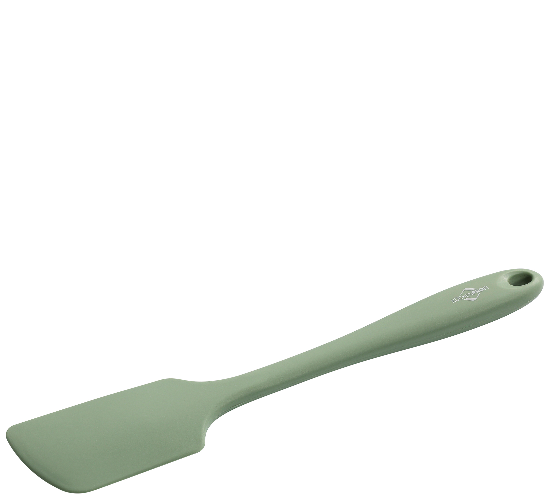 Teigschaber, jade mit Stahlkern Silikon, hitzebeständig bis 270 Grad 