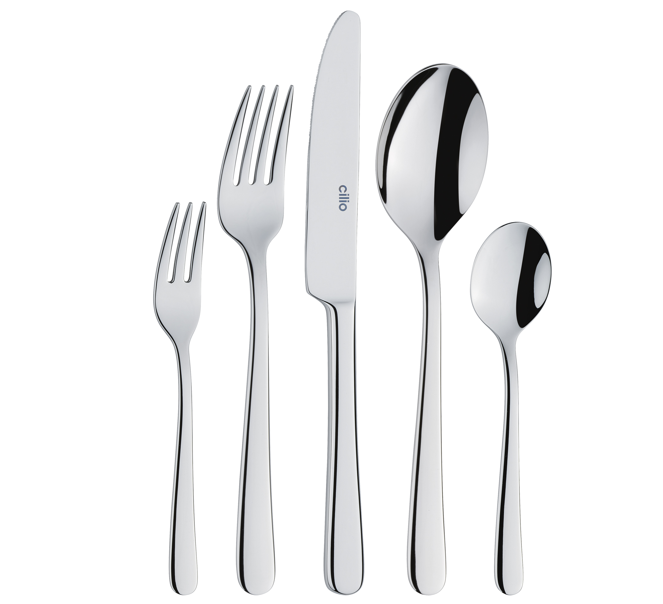 Besteck-Set ROMA 30-tlg. für 6 Personen, 18/10 Edelstahl poliert 