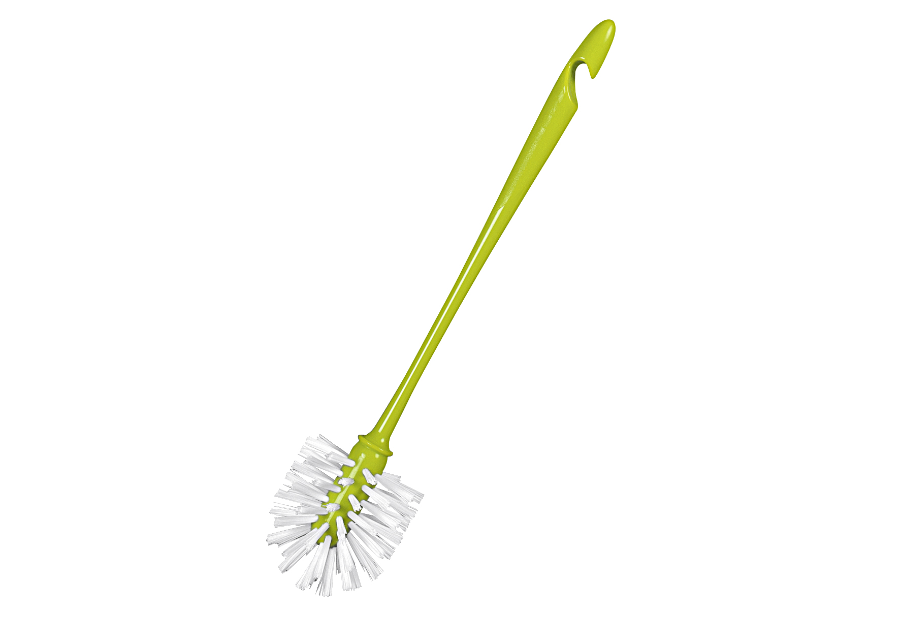  Gläser-Vasenbürste Kunststoff (Polypropylen) mit farbigem Griff lime grün L 32 cm  