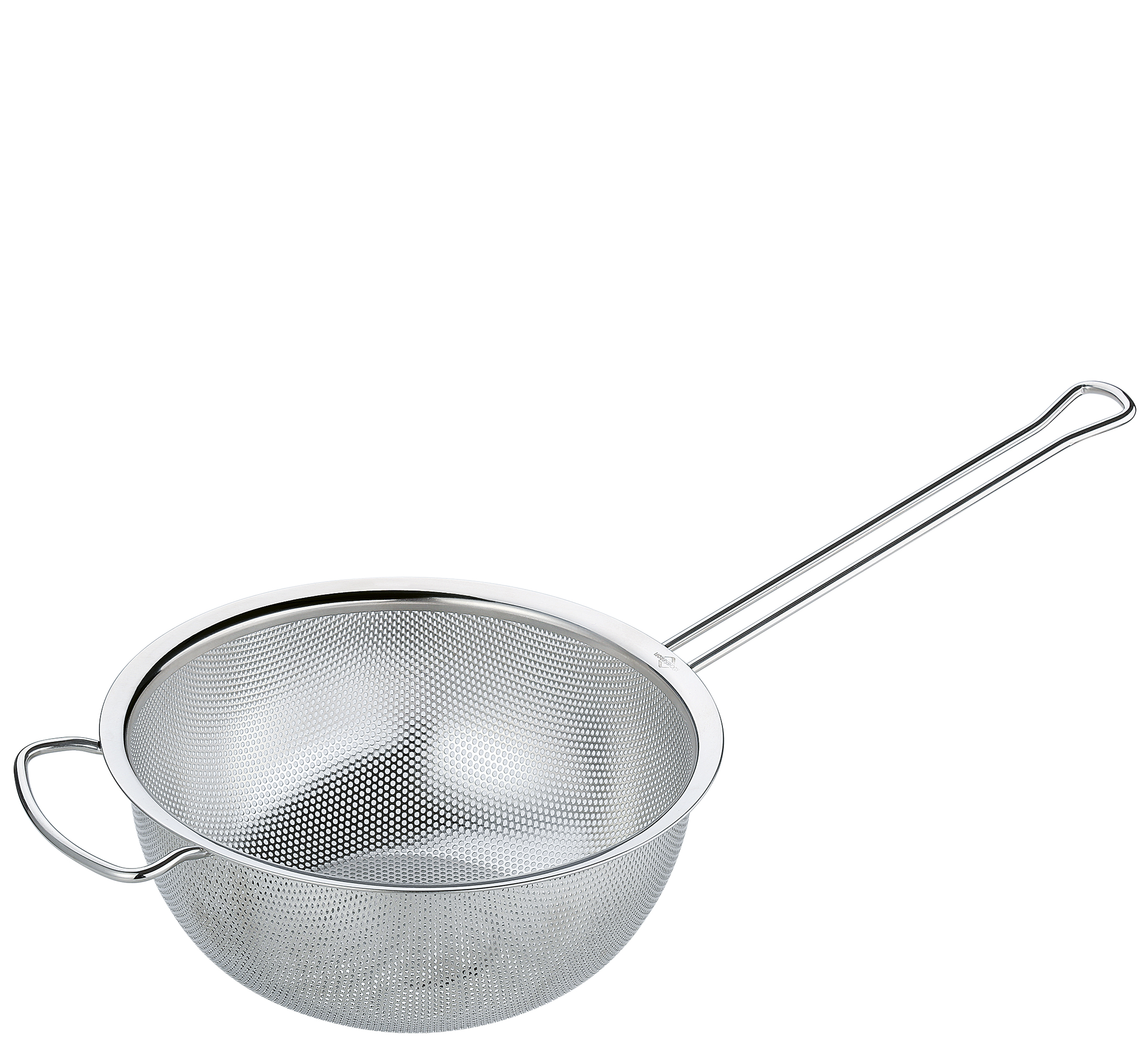 Küchensieb DELUXE, 22 cm Praktischer Gegengriff und flaches Boden-Design 