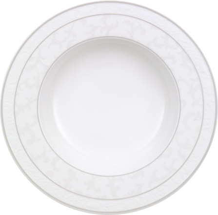 Gray Pearl Suppenteller 24cm Bone China Porzellan 