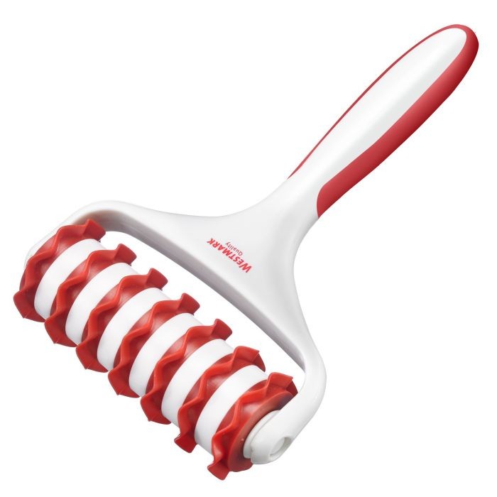 Teigstreifenschneider mit 7 Rädchen • schneidet gleichförmige Streifen