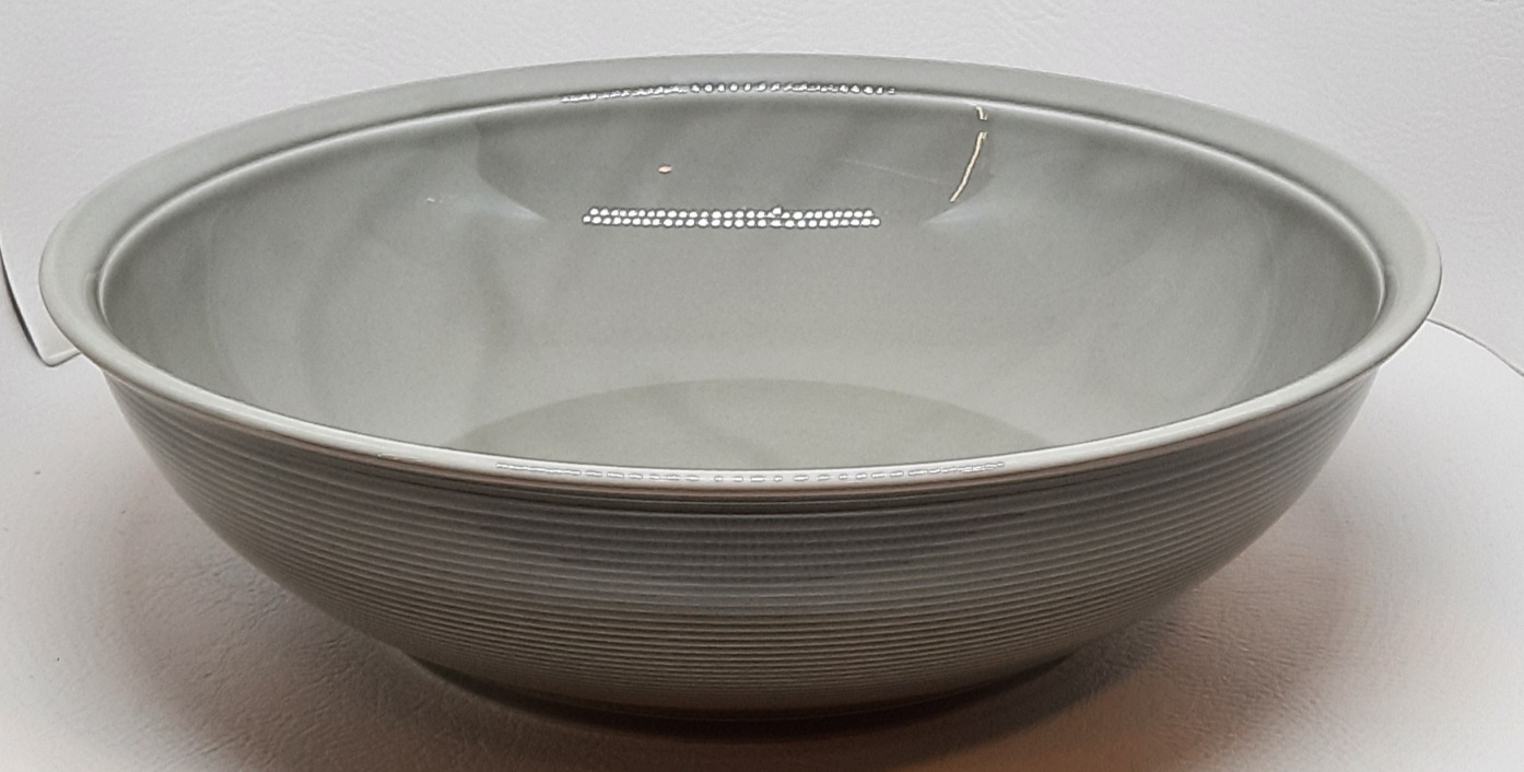 Schüssel flach 27 cm Trend Colour Moon Grey Porzellan made in Germany 