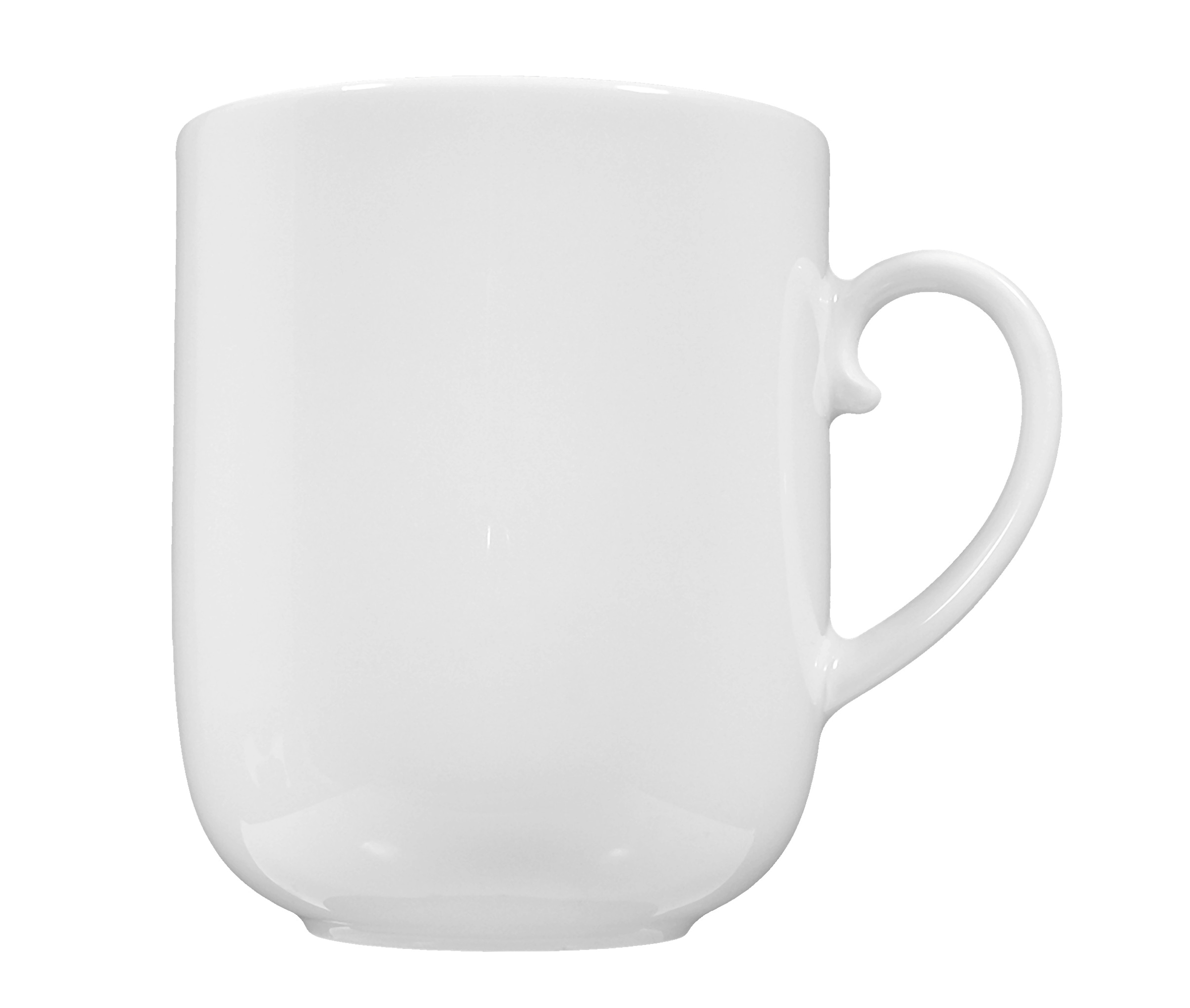 Rondo / Liane Becher mit Henkel 0,25 l weiß Schlichte Eleganz und fein weißes Porzellan 