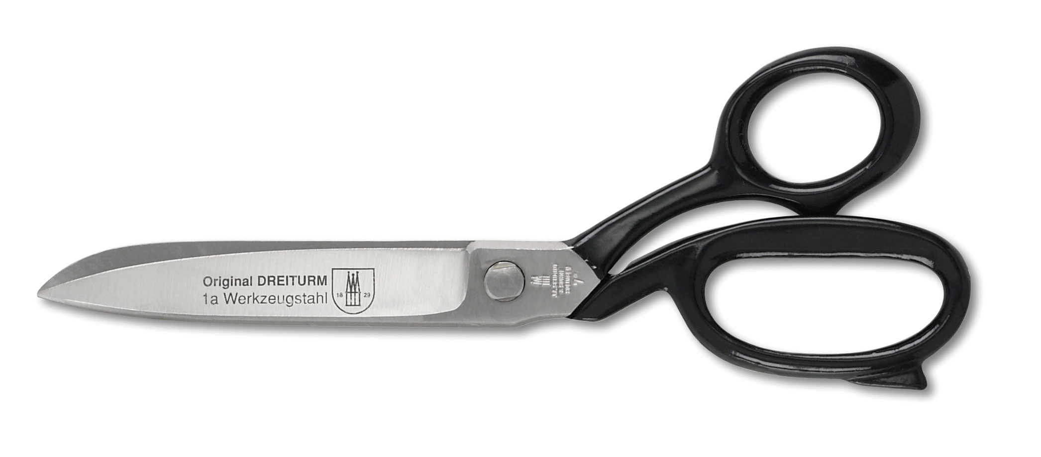 Schneiderschere 7 Zoll 18cm Stoffschere,schwarze Augen, geschmiedet 