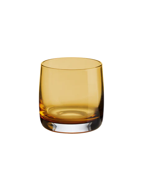 Glas SARABI, amber 0,2 L, 8 cm hoch 