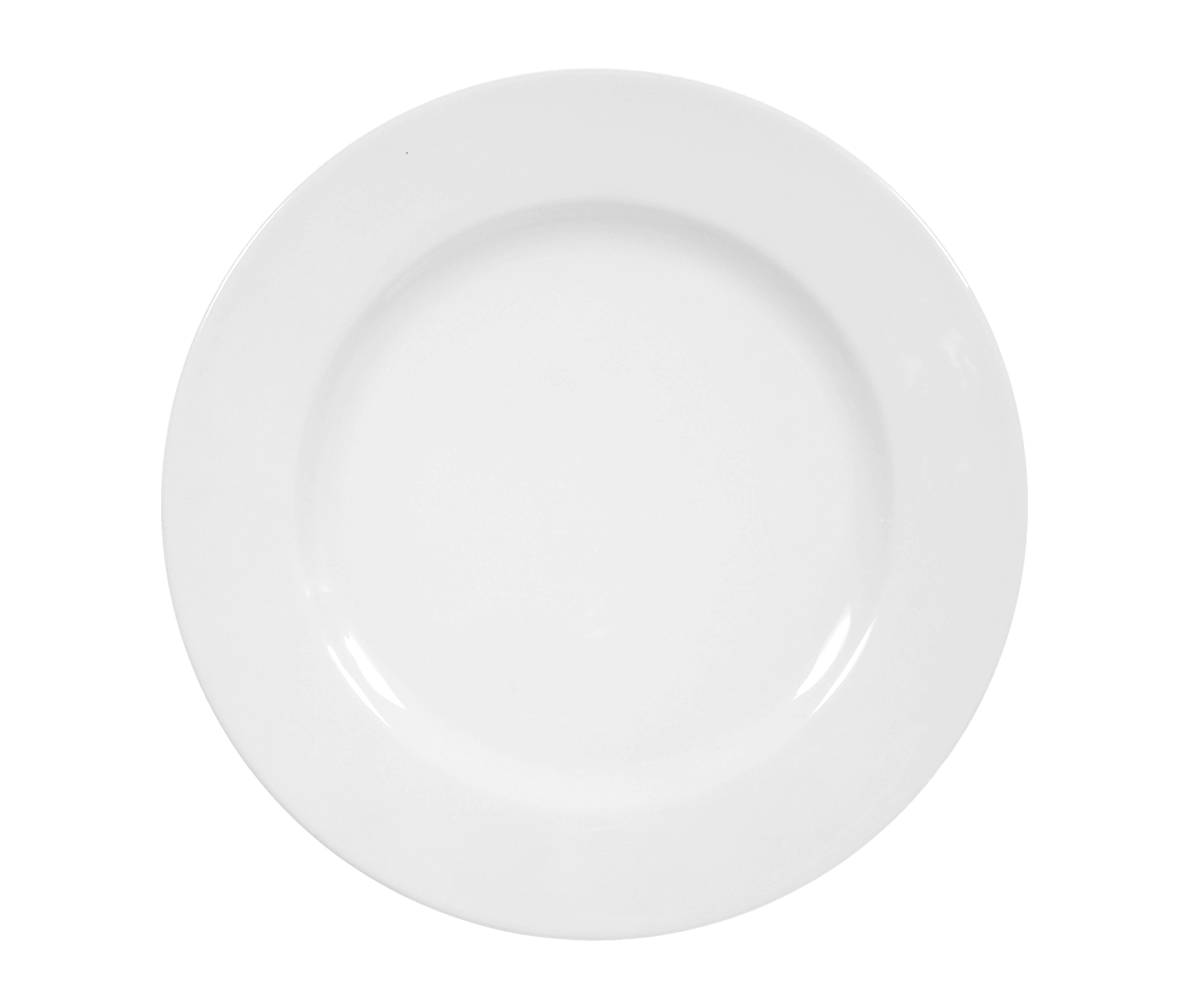 Rondo / Liane Speiseteller 25 cm weiß Schlichte Eleganz und fein weißes Porzellan