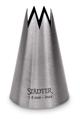 Fine Line  Sterntülle  groß Edelstahl  rostfrei  spülmaschinengeeignet 