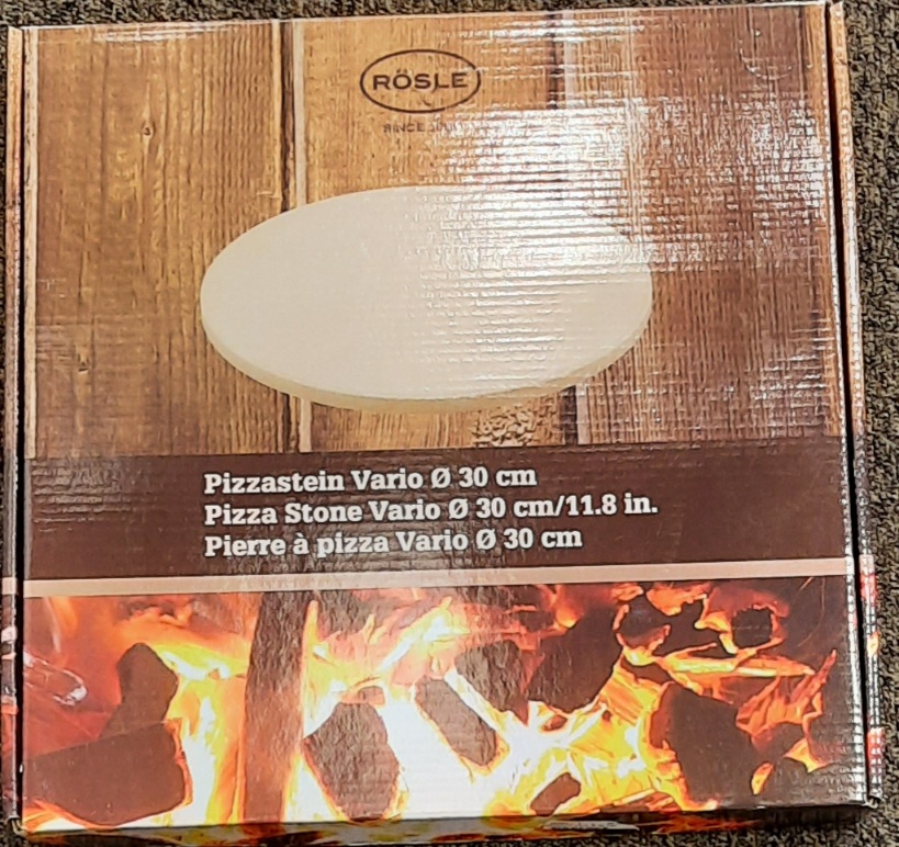 Pizzastein Vario Ø 30 cm auch für den Grill geeignet