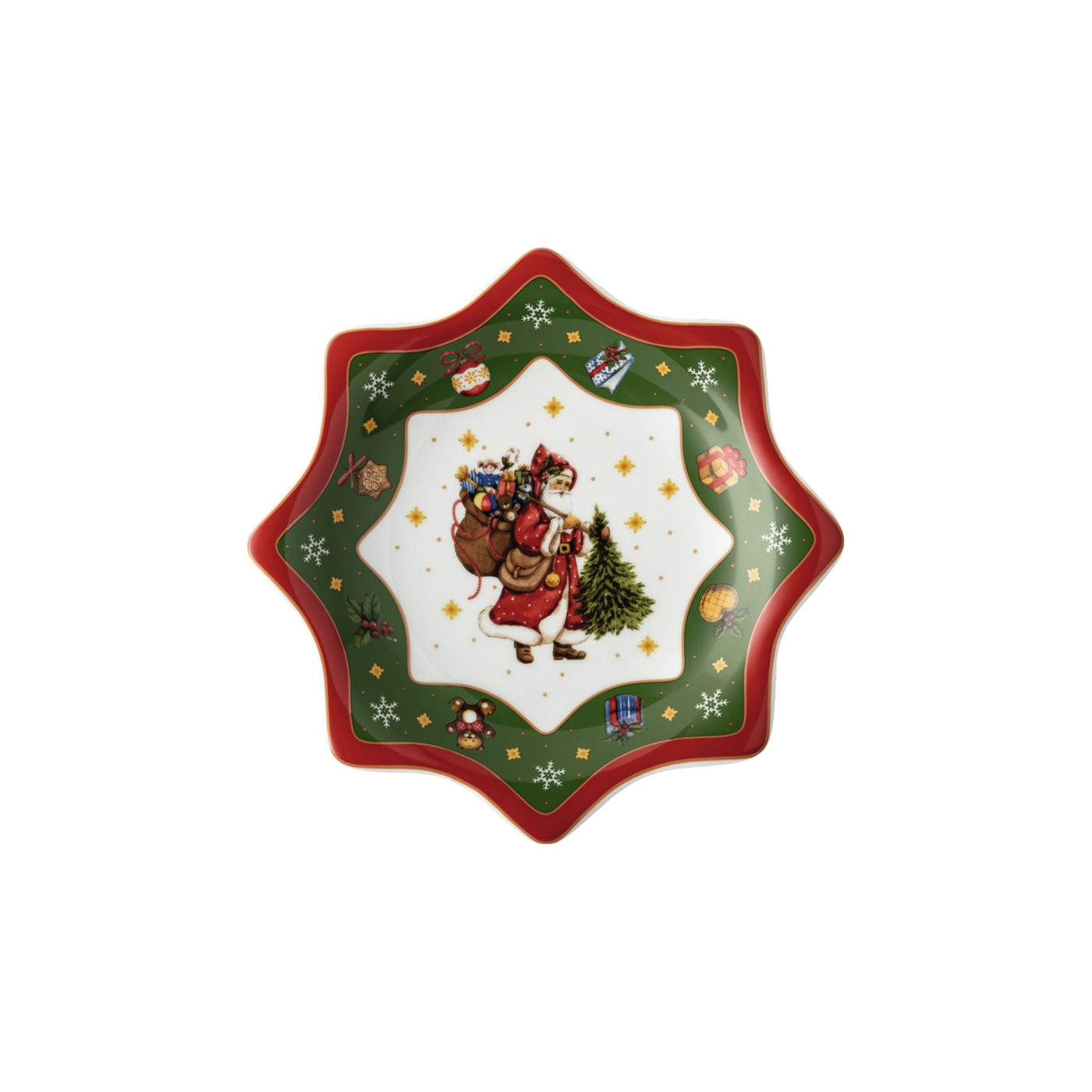 Sternschale 20cm HAPPY WINTERTIME Porzellan