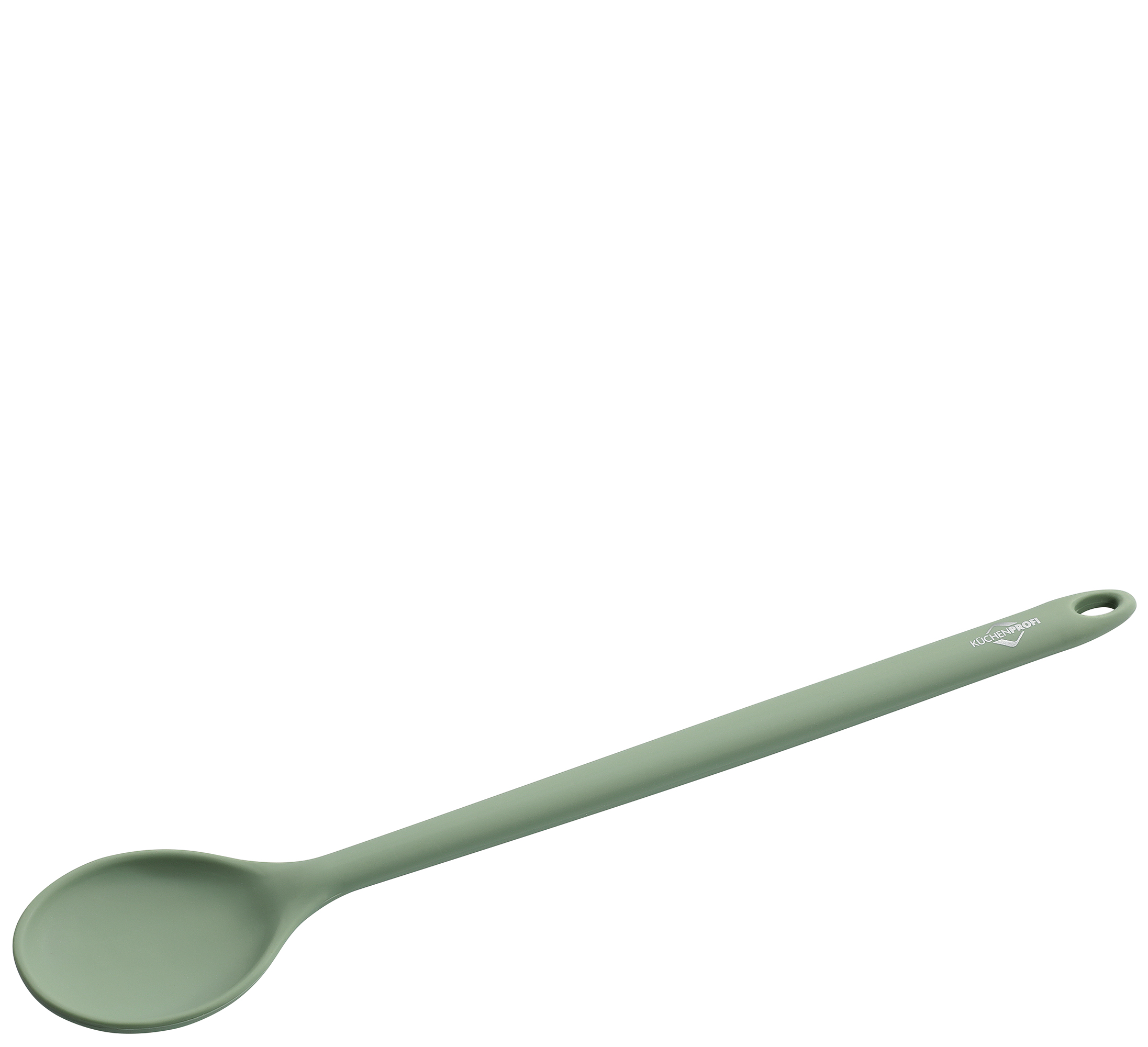 Kochlöffel, jade mit Stahlkern Silikon, hitzebeständig bis 270 Grad