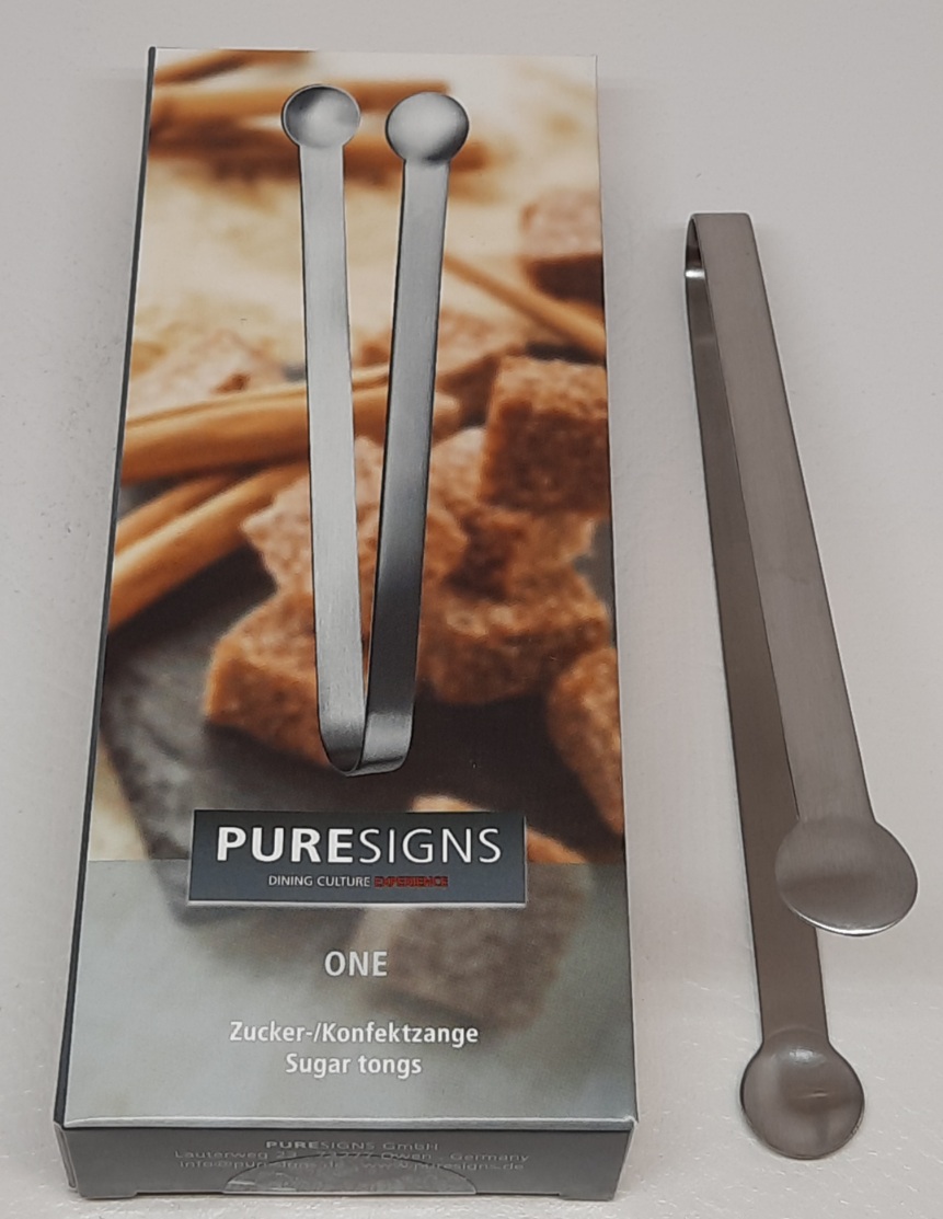 Zucker/Konfektzange matt 18/10 Edelstahl One matt 
