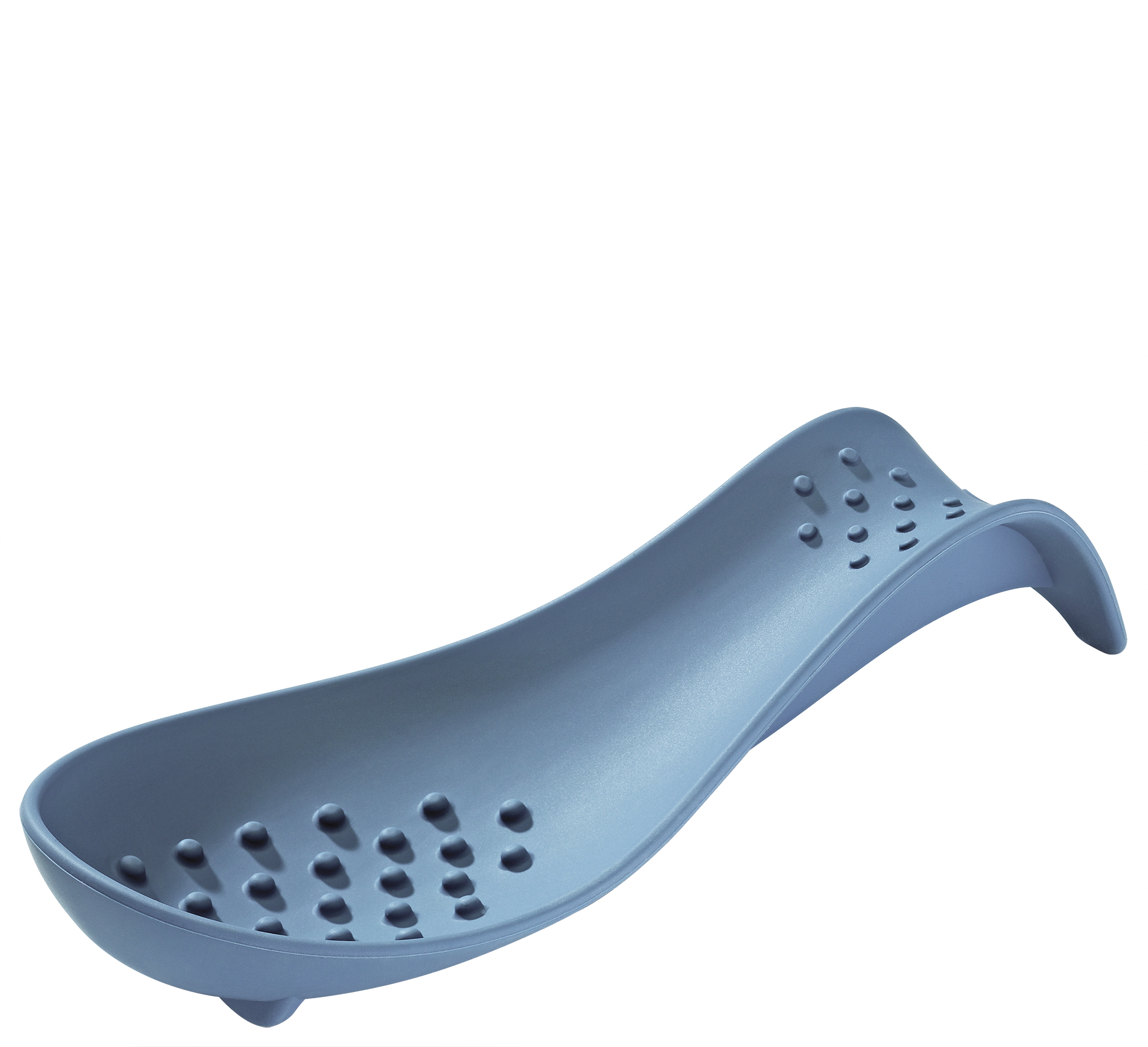 Löffelablage, blau Silikon, hitzebeständig bis 270 Grad 