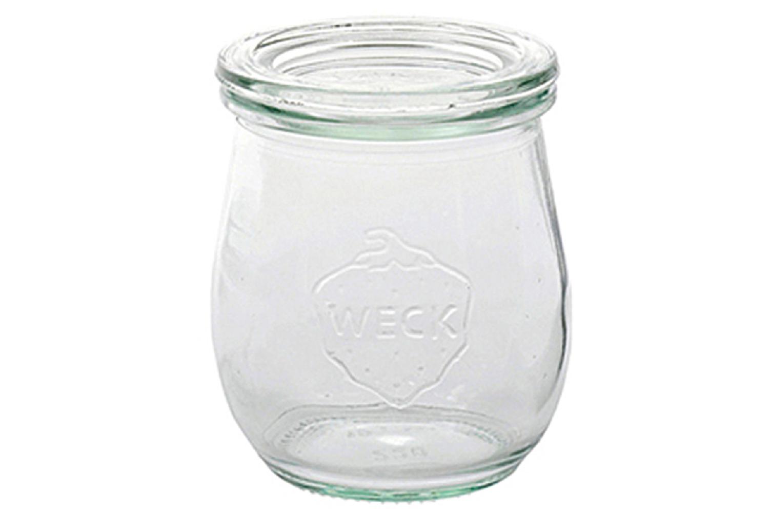 Mini-Tulpenglas 220 ml, Ø 6 cm, H 8,5 cm mit Deckel