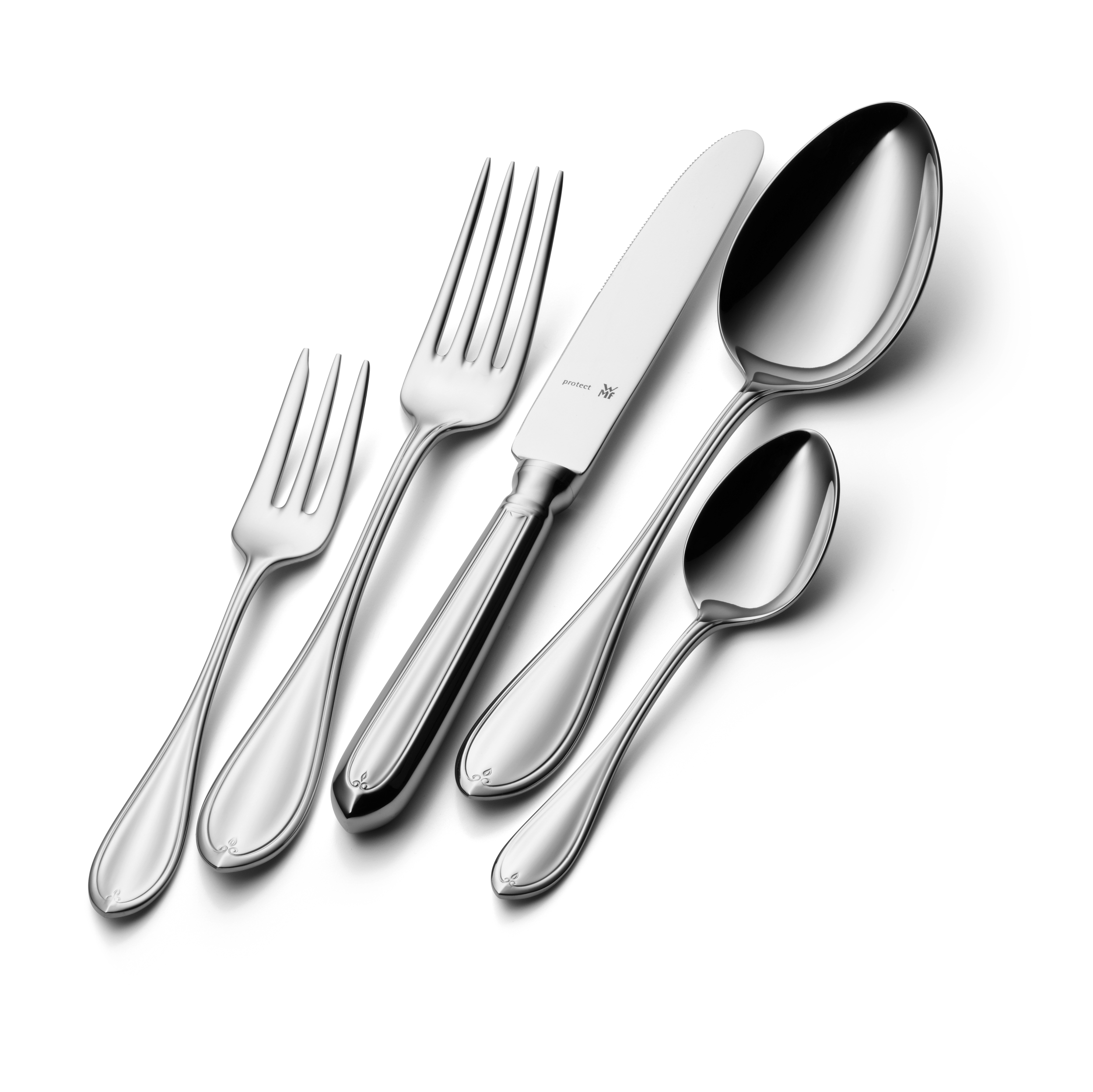 Premiere Besteck-Set, 30-teilig, 6 Personen Cromargan protect Edelstahl poliert