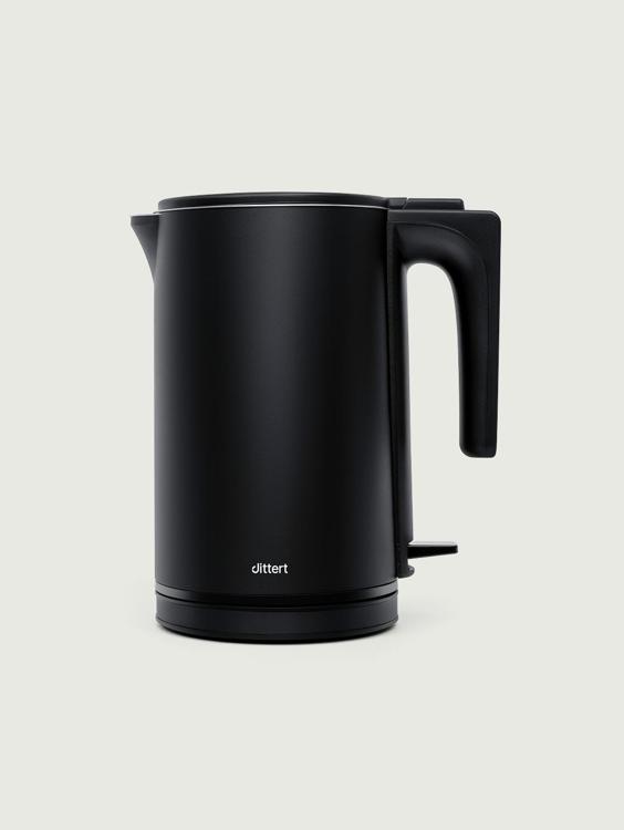 DITTERT Wasserkocher 1,5l 2200W doppelwandiger Ede lstahlkessel lackier 